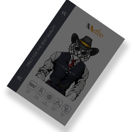 Privacy hydrogel screen protector sheet