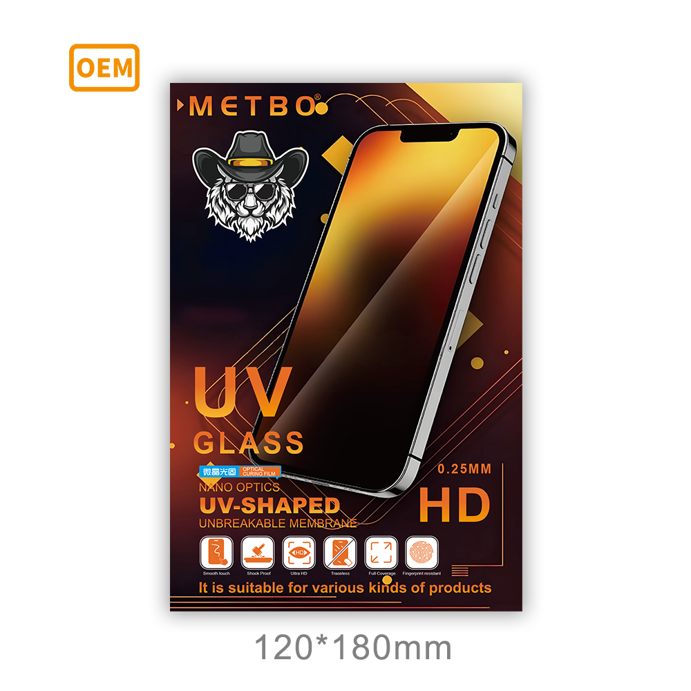 180*120mm clear screen protector sheet
